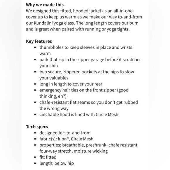 Lululemon Stride Hoodie Jacket | Women’s 4 Mauve Purple - Picture 8 of 8